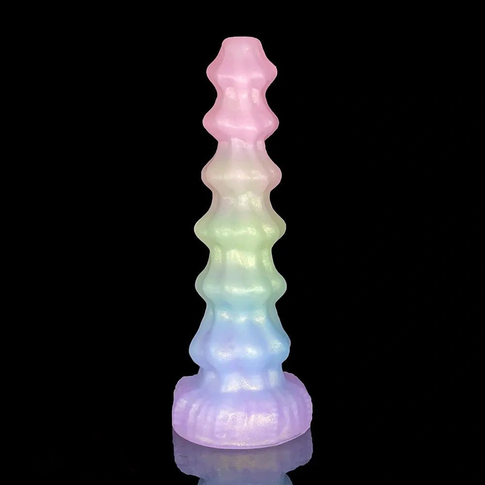 Ridged silicone fantasy tentacle dildo, photo 7