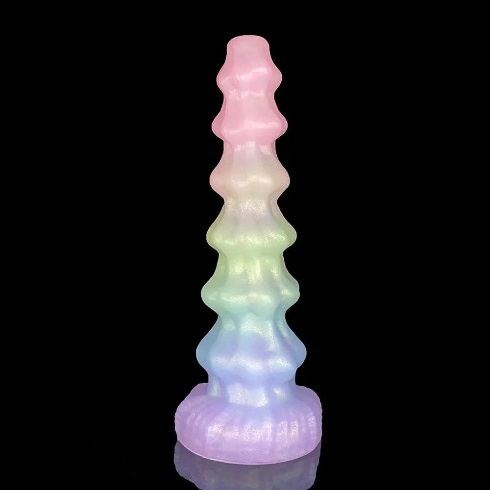 Ridged silicone fantasy tentacle dildo, photo 8