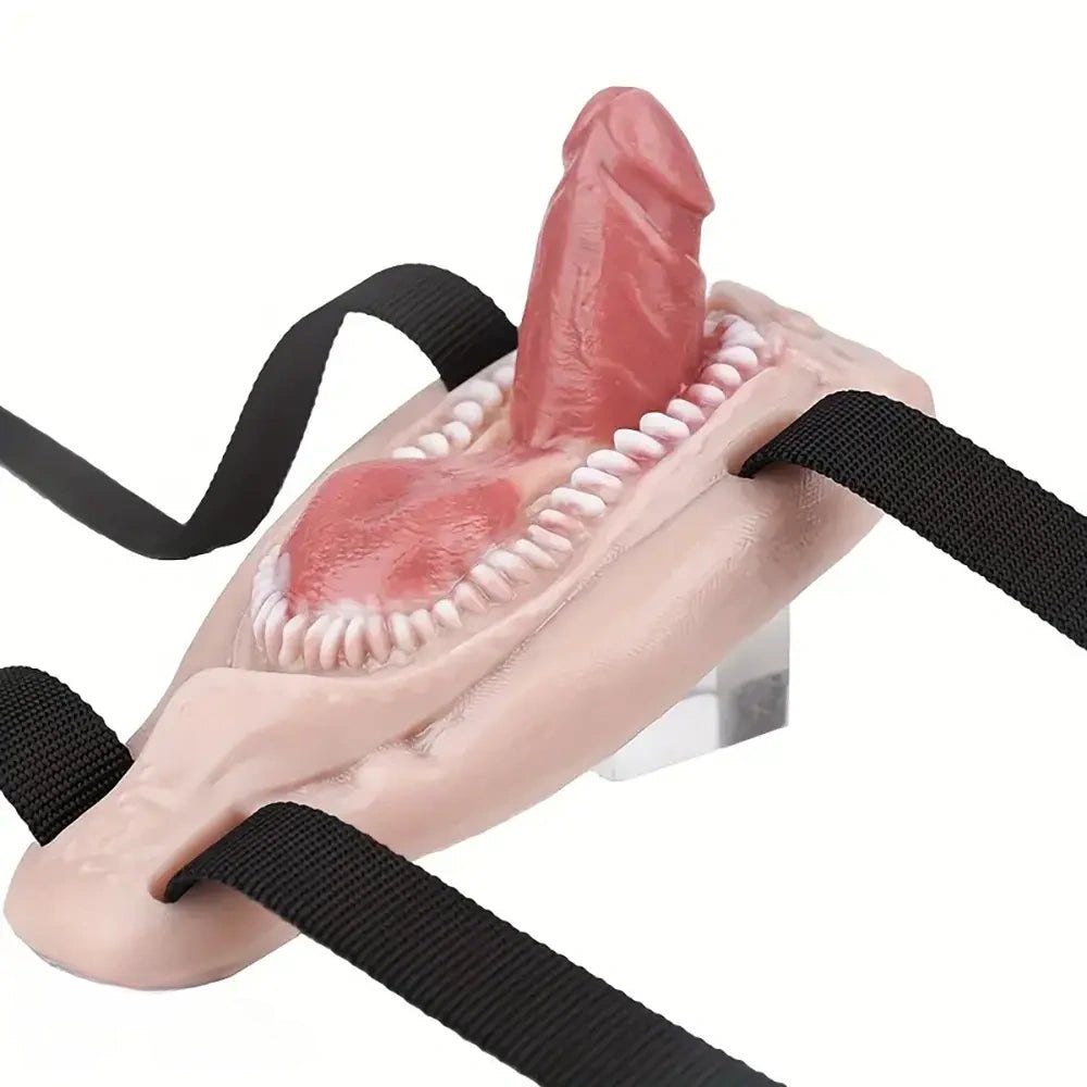 Colorful silicone open mouth teeth gag, photo 2