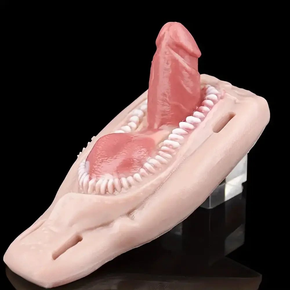 Colorful silicone open mouth teeth gag, photo 3