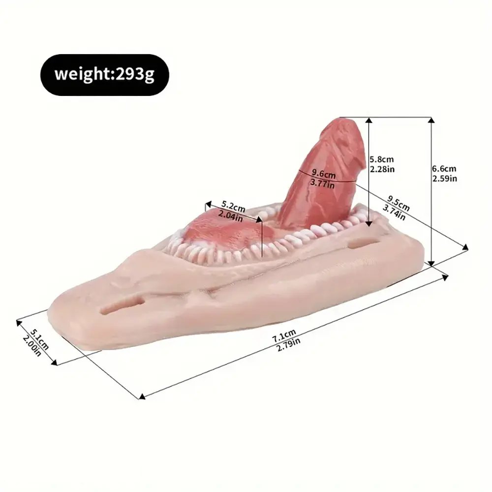 Colorful silicone open mouth teeth gag, photo 6
