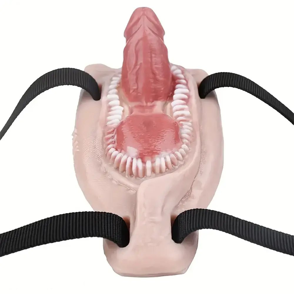 Colorful silicone open mouth teeth gag, photo 8