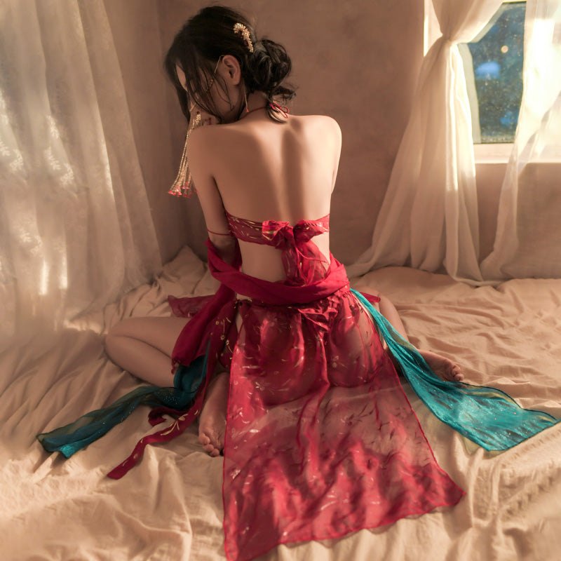 Oriental sheer chiffon dancer roleplay set, photo 3