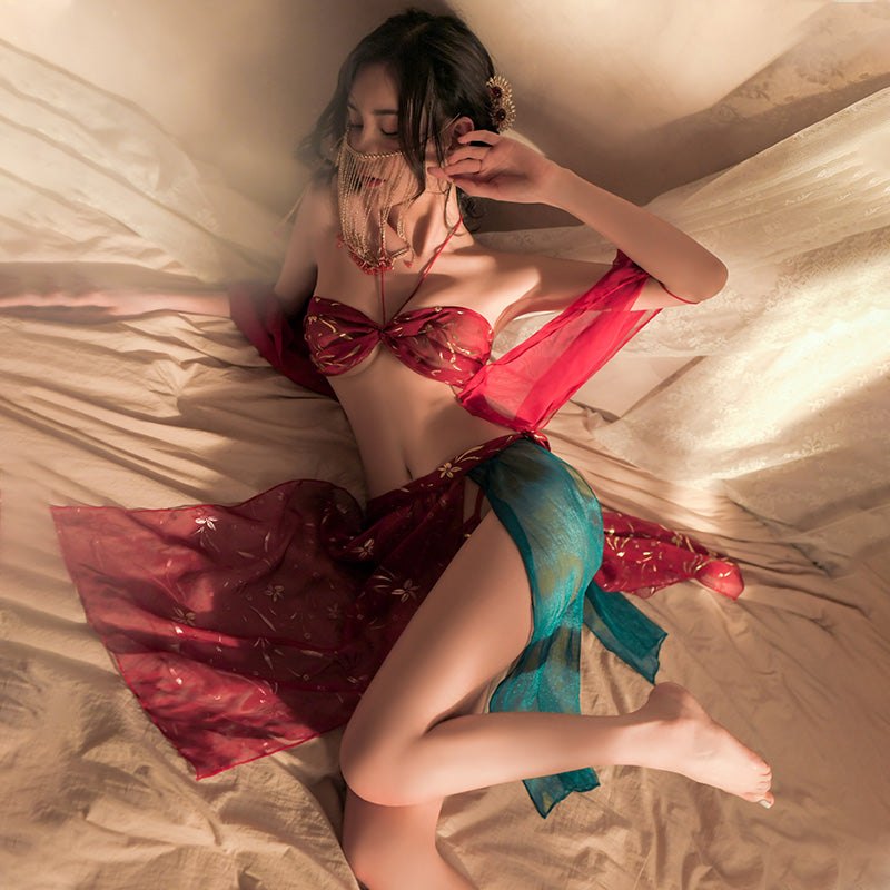 Oriental sheer chiffon dancer roleplay set, photo 5