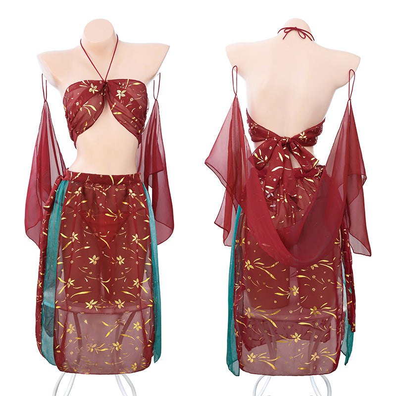 Oriental sheer chiffon dancer roleplay set, photo 7