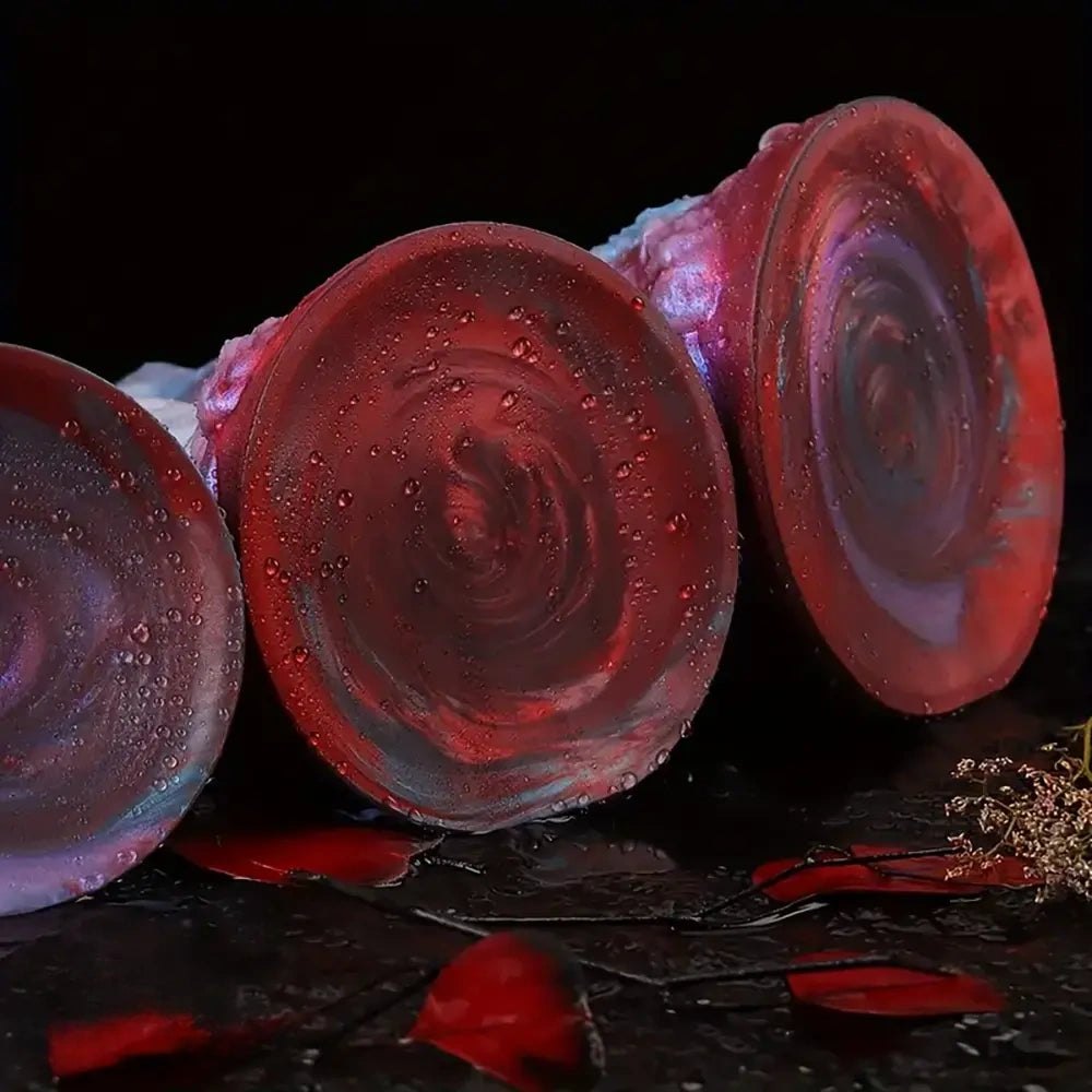 Ornate swirl textured fantasy dildo, photo 7