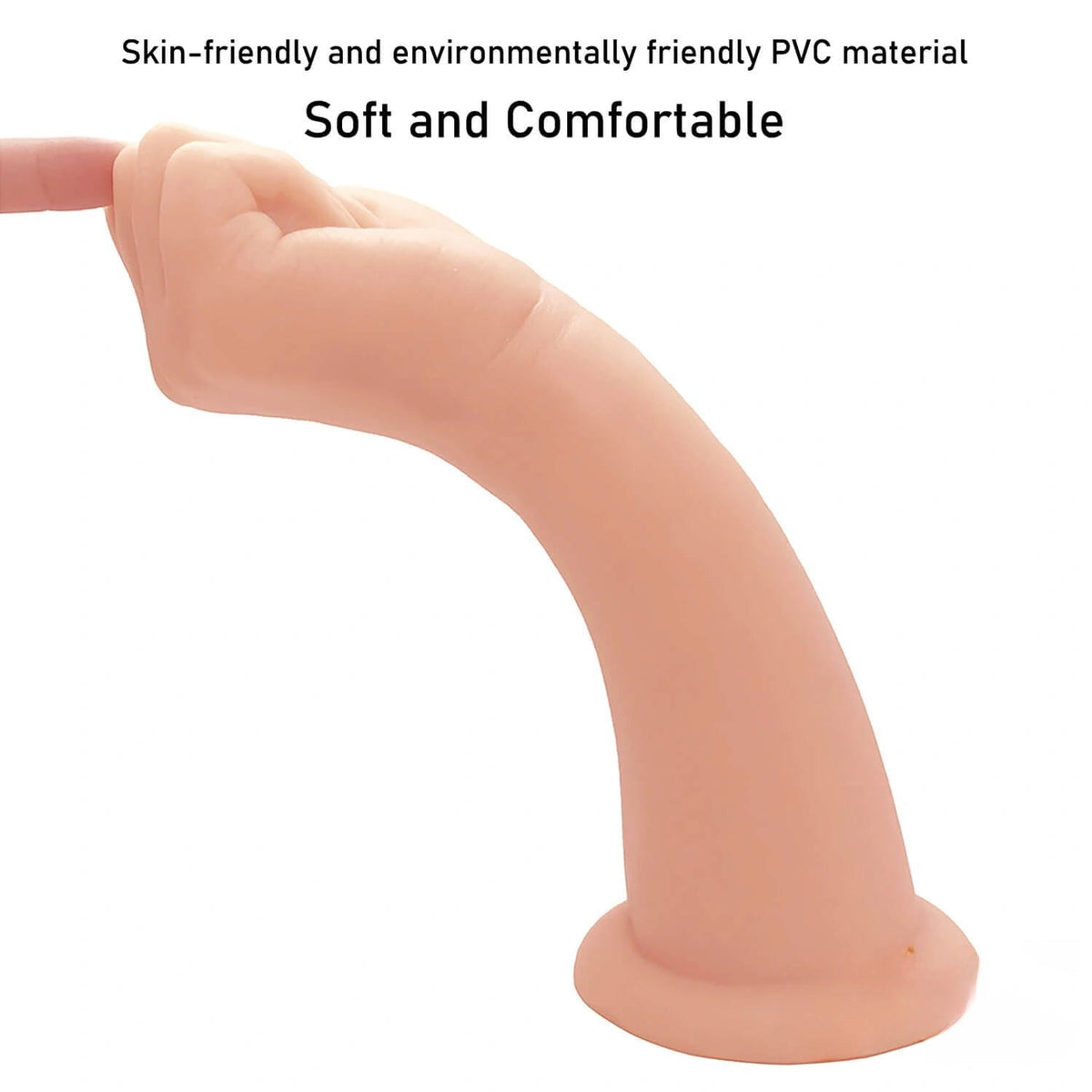 Flesh PVC fist shaped dildo, photo 2