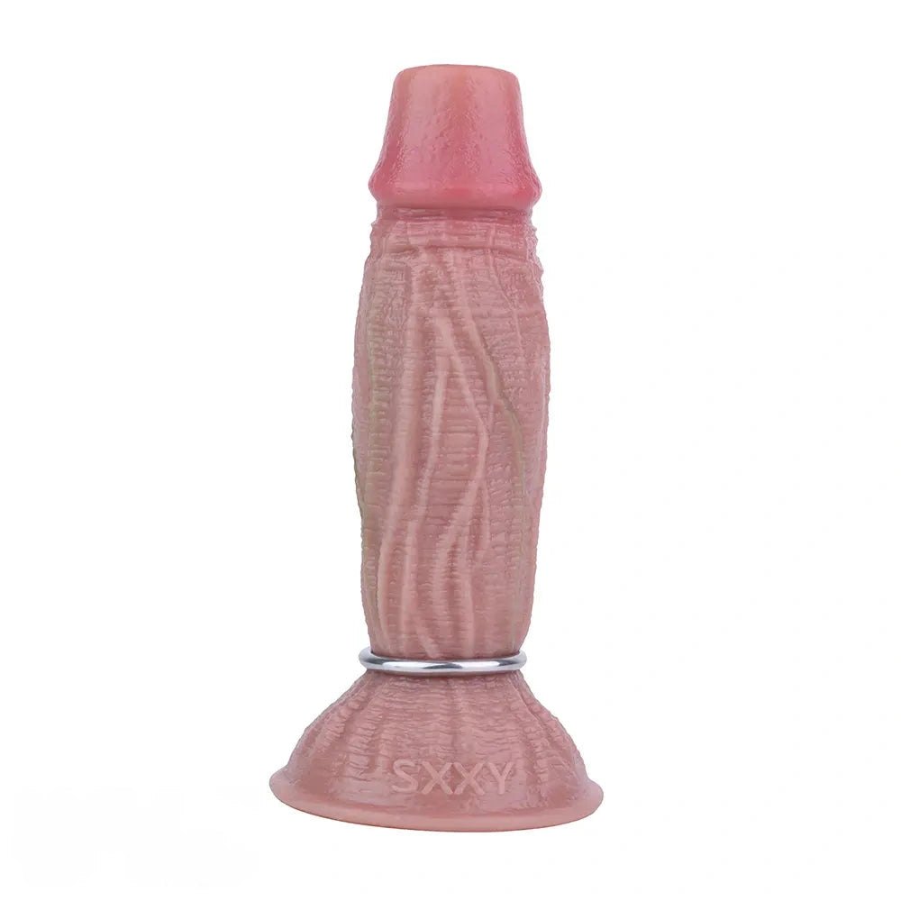 Flesh-toned silicone ovipositor dildo with eggs, photo 12