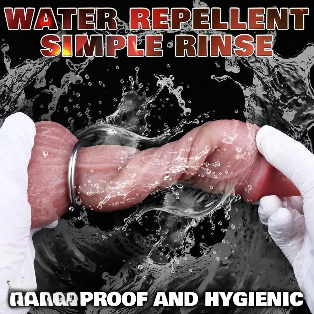 Flesh-toned silicone ovipositor dildo with eggs, photo 7