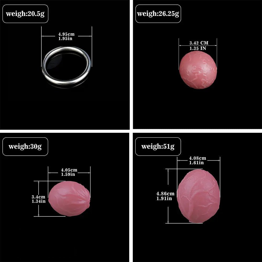 Flesh silicone ovipositor egg dildo, photo 11