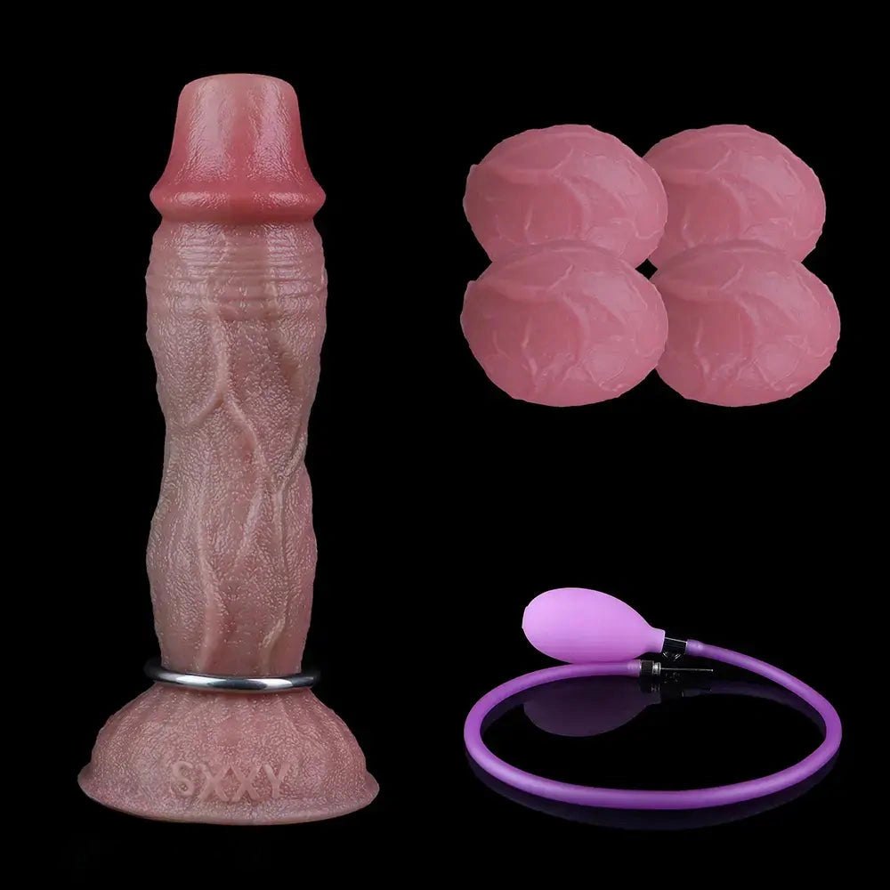 Flesh silicone ovipositor egg dildo, photo 16