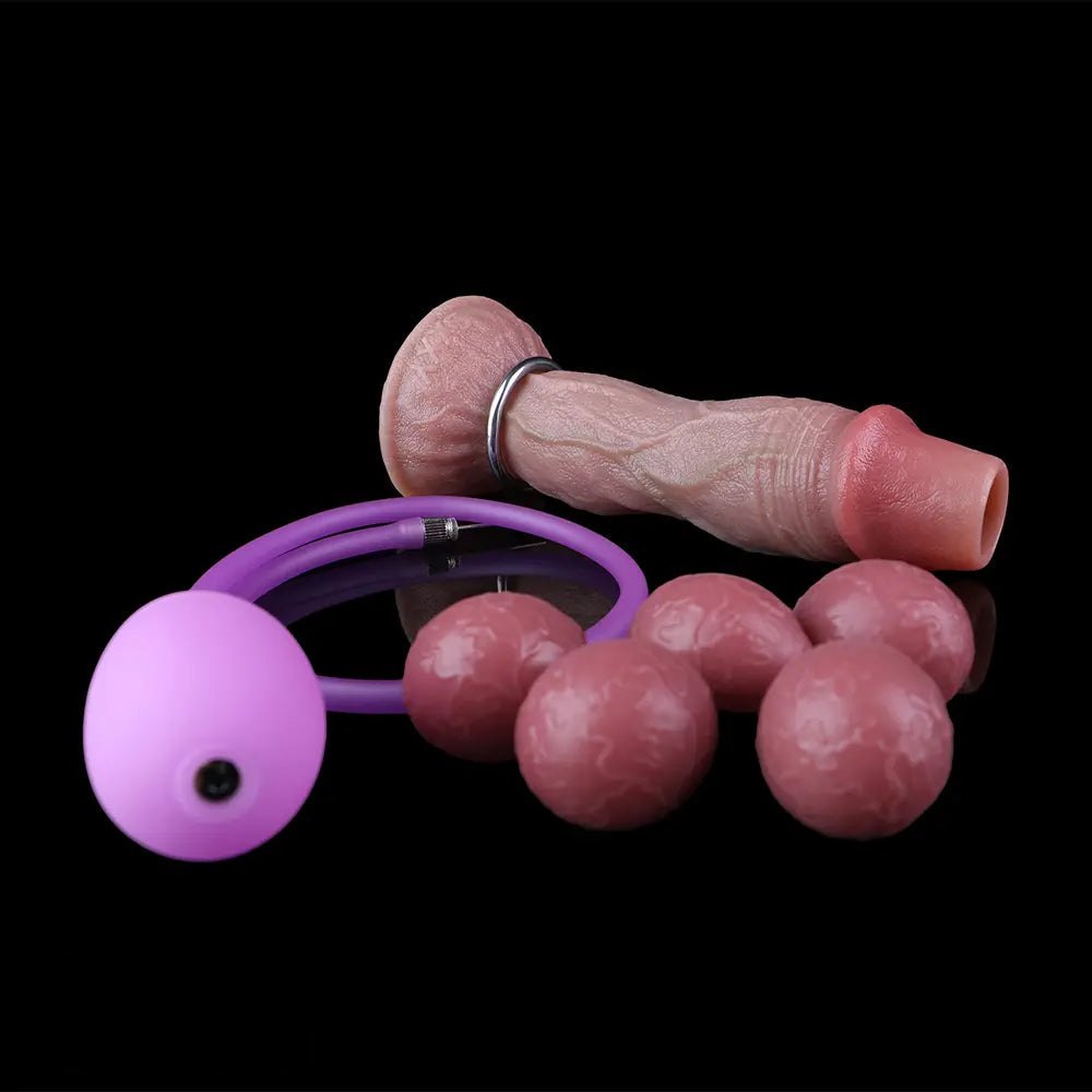 Flesh silicone ovipositor egg dildo, photo 2