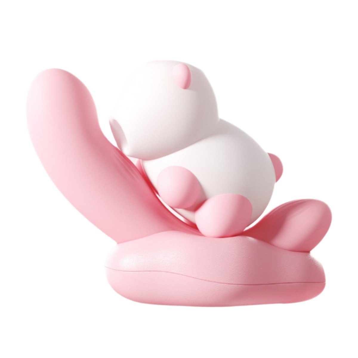 Pink panda clitoral suction and g-spot vibrator, photo 1