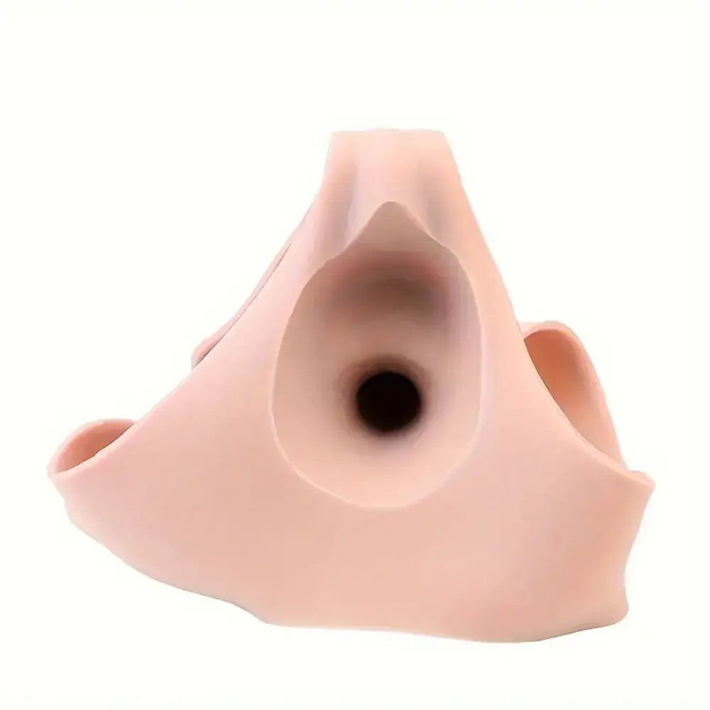Flesh tone silicone strap-on dildo with panty harness, photo 8