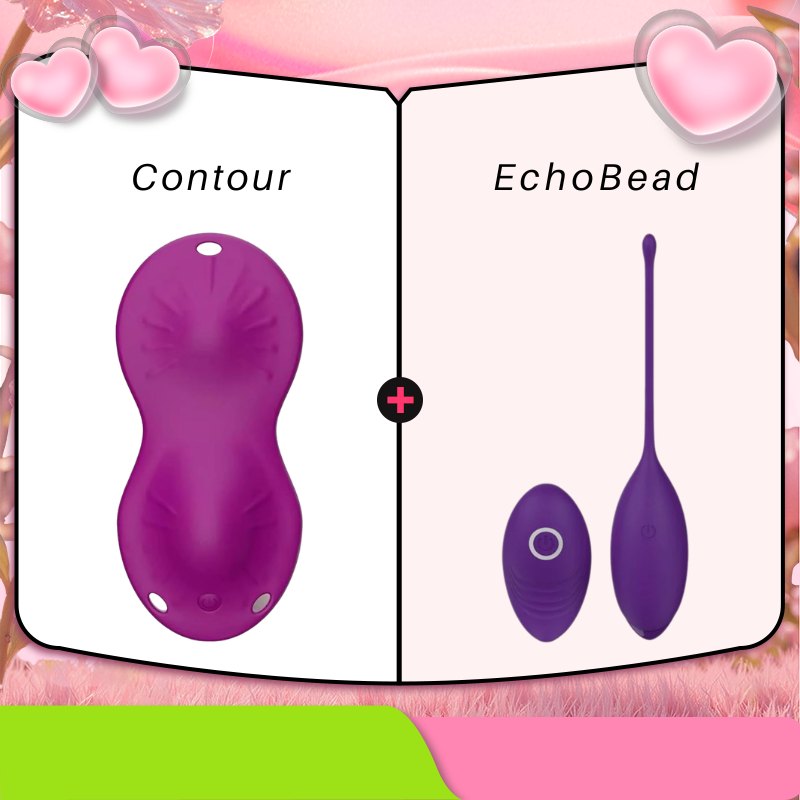 Purple wearable panty vibrator with egg bullet, photo 1