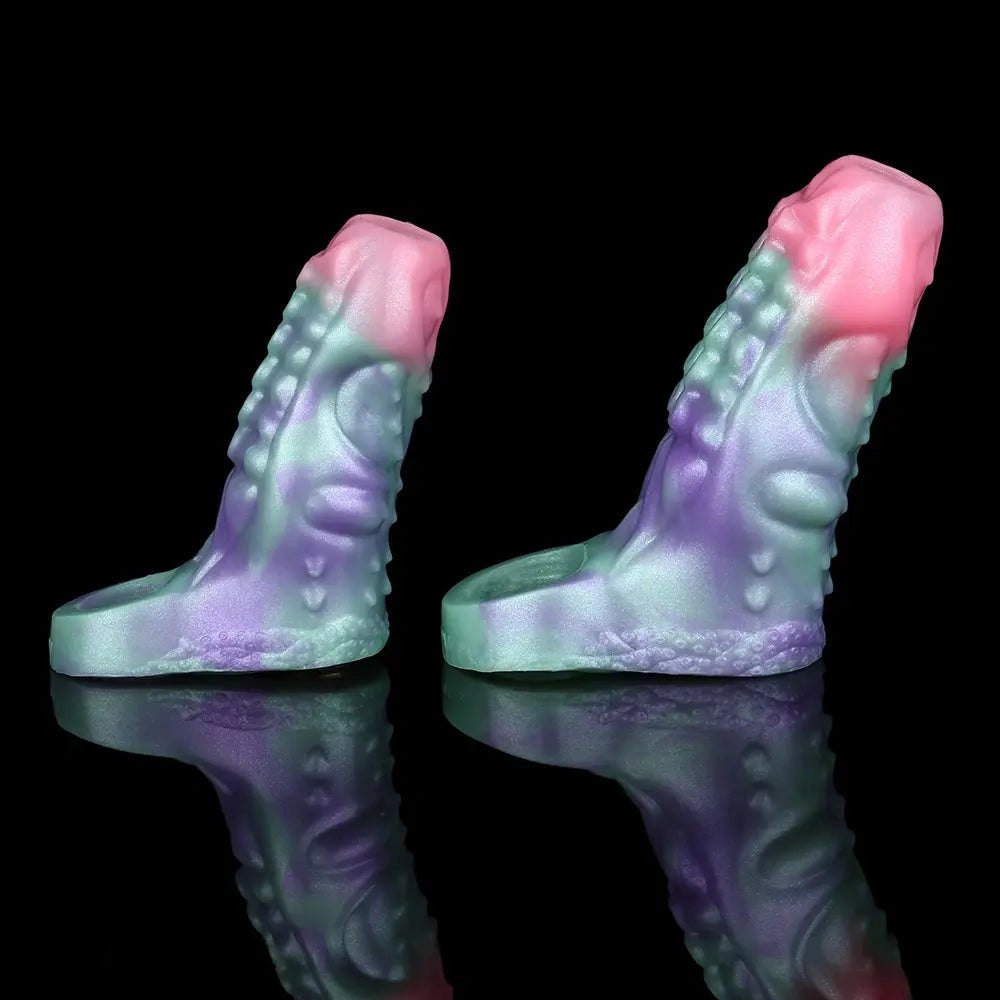 Pastel pink and purple bumpy fantasy hollow sleeve, photo 14