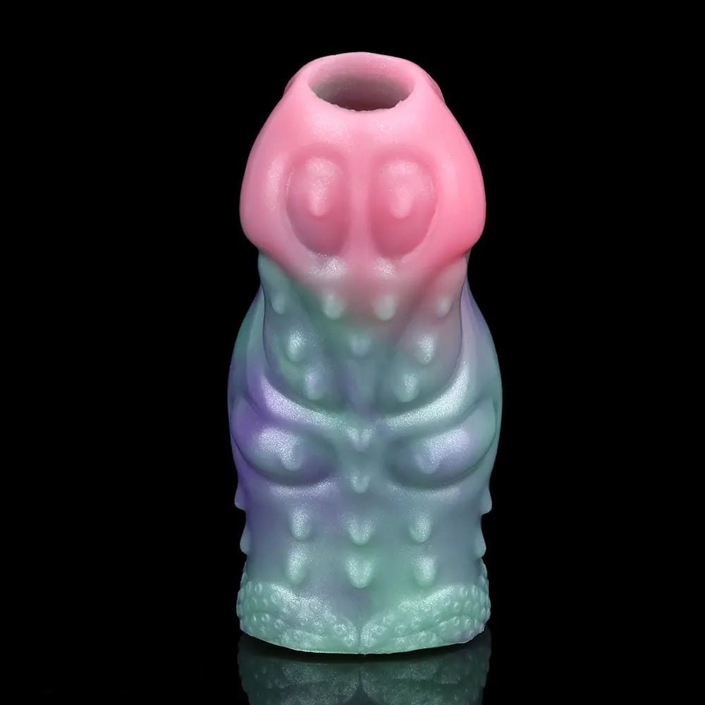 Pastel pink and purple bumpy fantasy hollow sleeve, photo 6