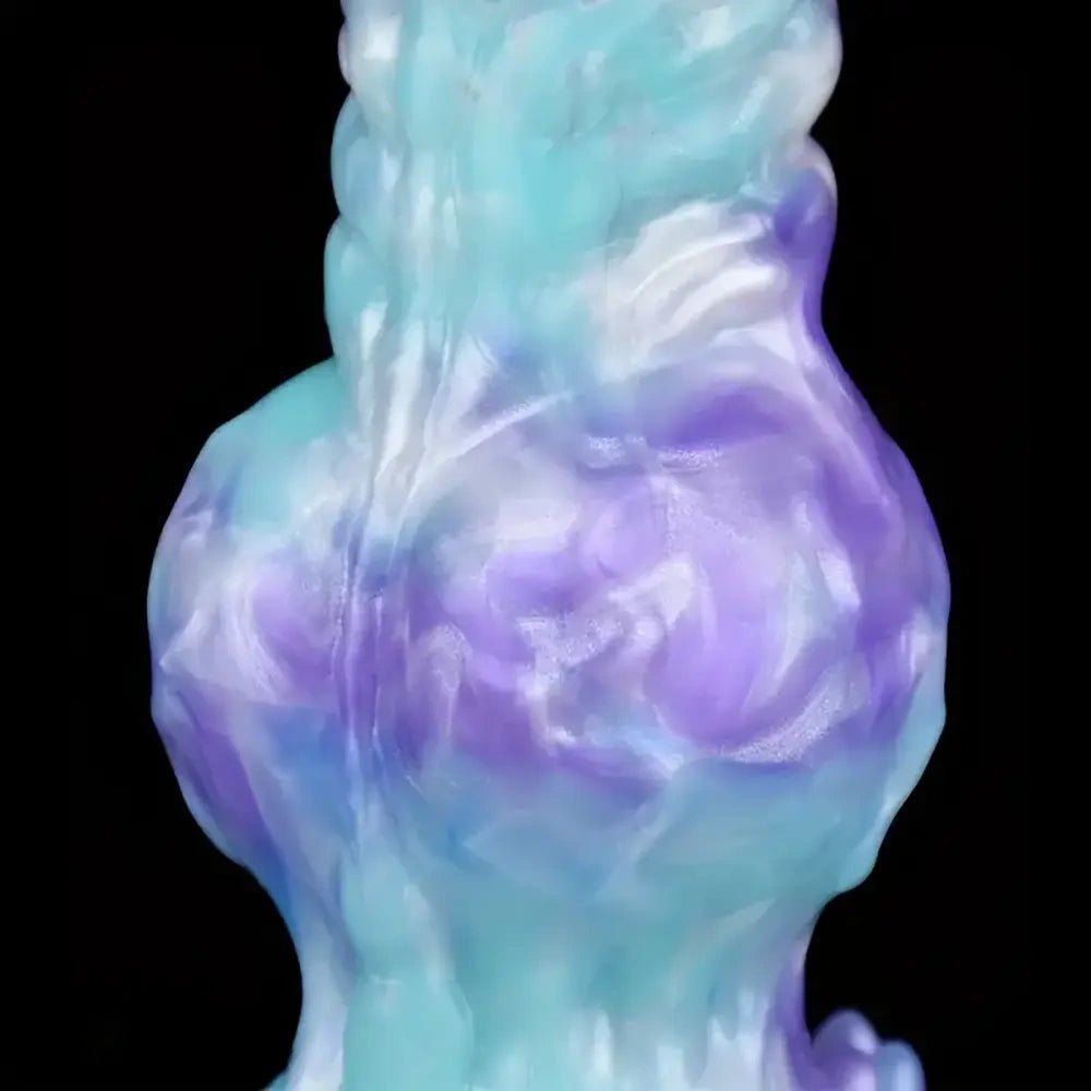 Pastel knotted dog dildo, photo 10