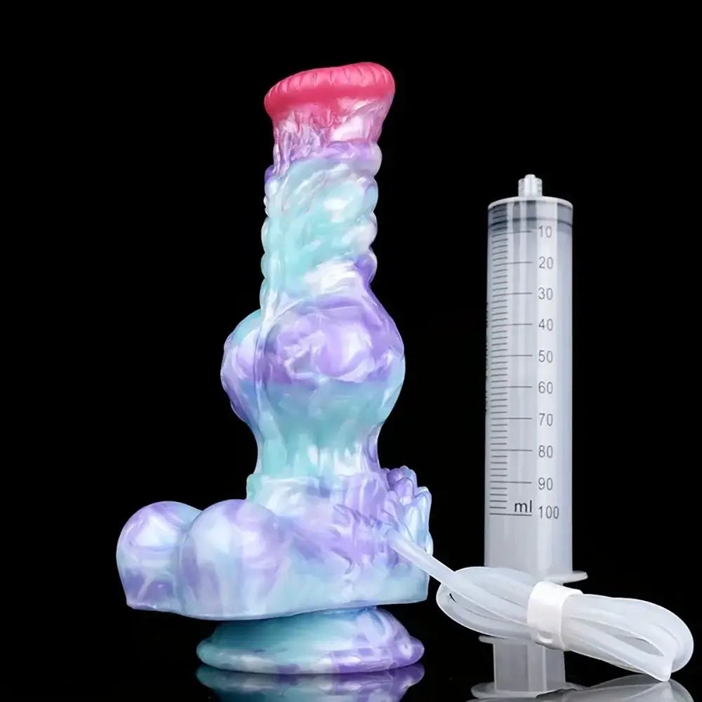 Pastel knotted dog dildo, photo 6