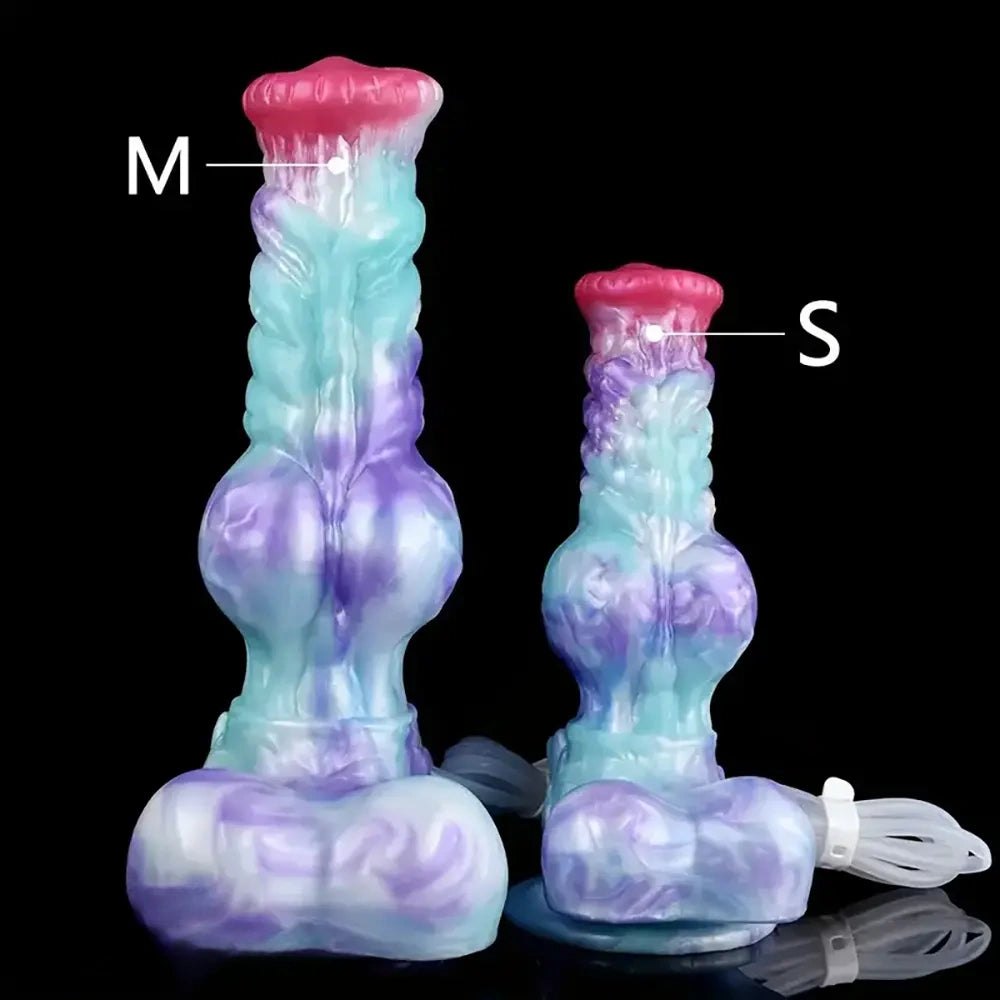 Pastel knotted dog dildo, photo 7