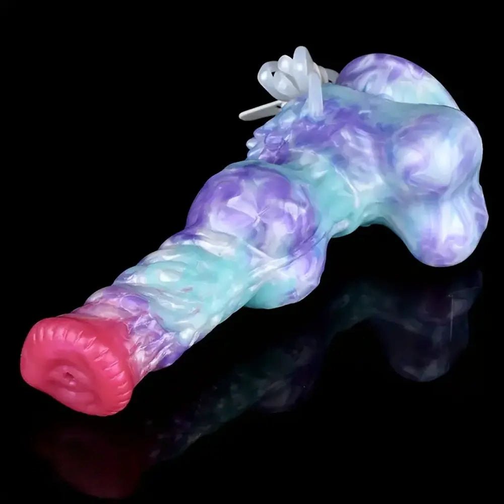 Pastel knotted dog dildo, photo 9