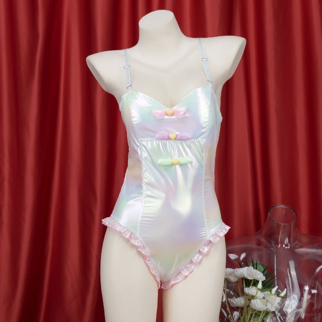 Pastel holographic anime roleplay bodysuit set, photo 7