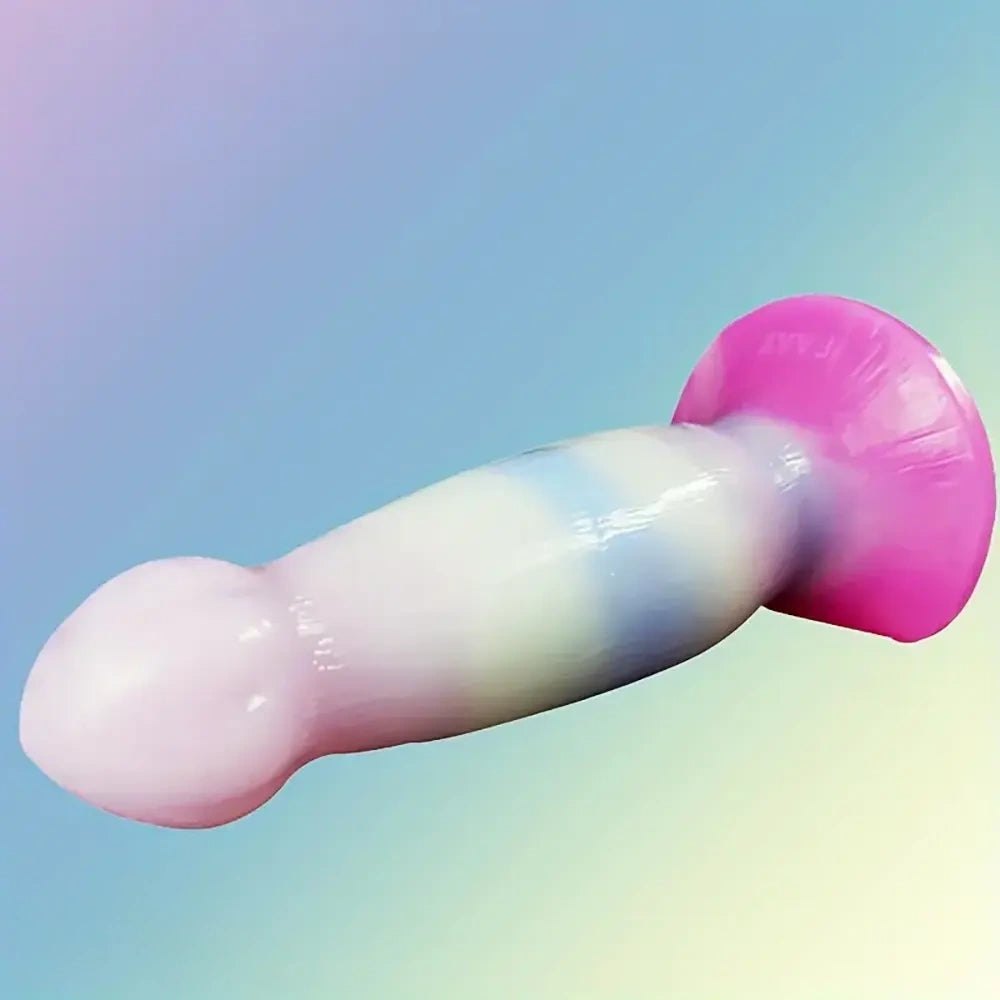 Pastel ombre silicone butt plug, photo 10