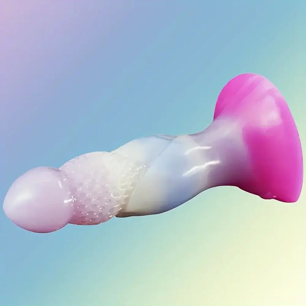 Pastel ombre silicone butt plug, photo 14