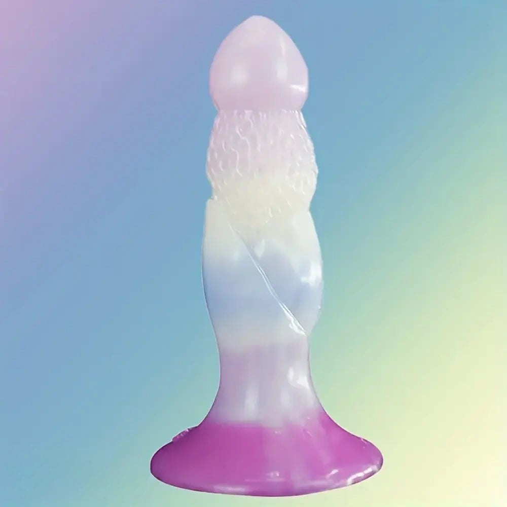 Pastel ombre silicone butt plug, photo 2