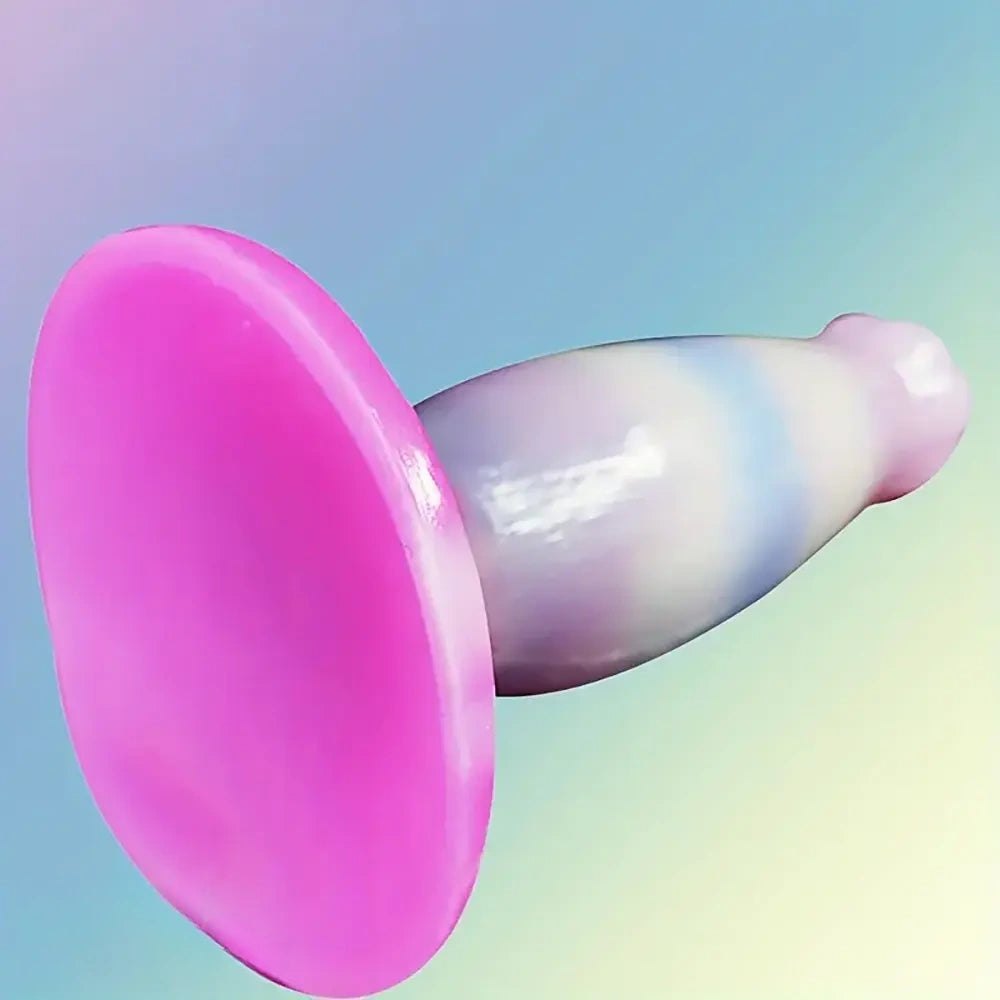 Pastel ombre silicone butt plug, photo 5