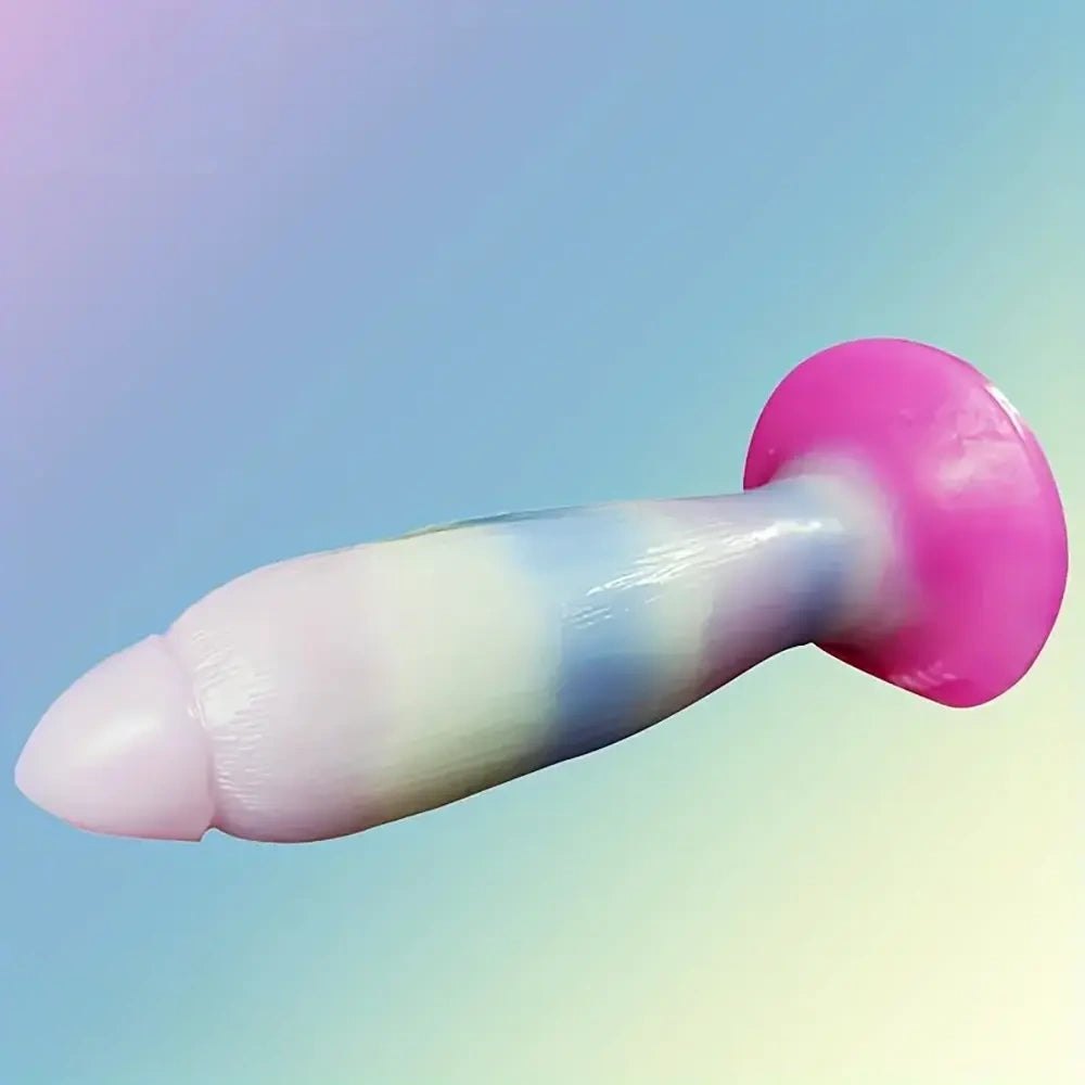 Pastel ombre silicone butt plug, photo 6