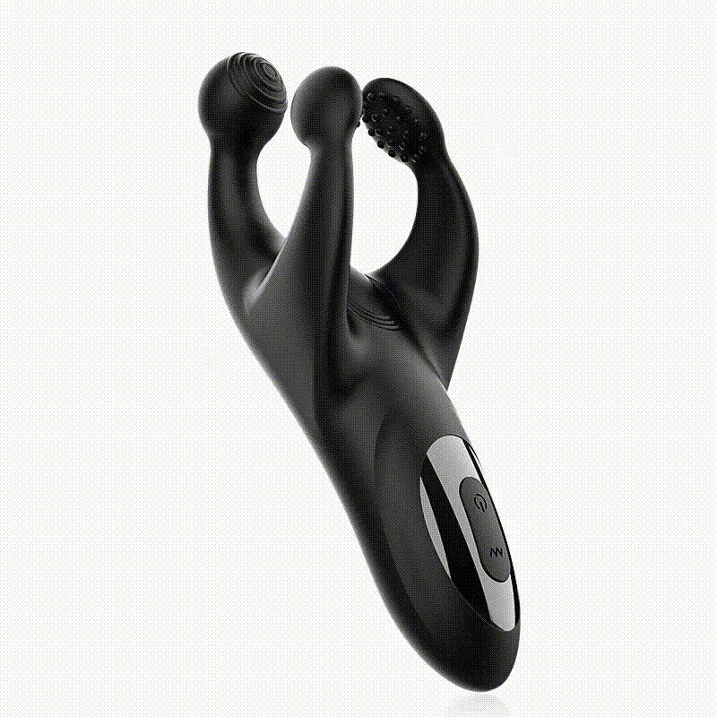 Black vibrating glans trainer stimulator, photo 1