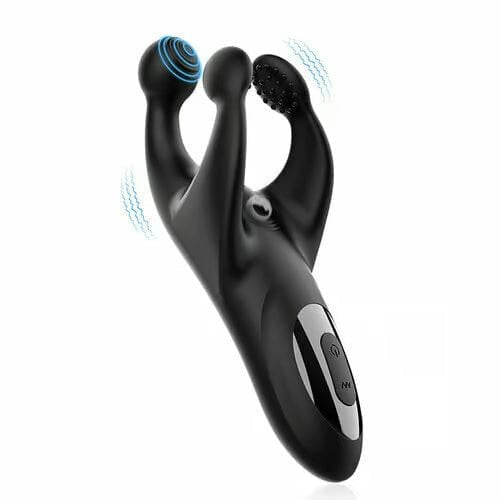 Black vibrating glans trainer stimulator, photo 2