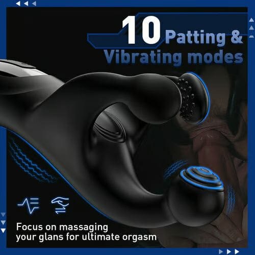 Black vibrating glans trainer stimulator, photo 3