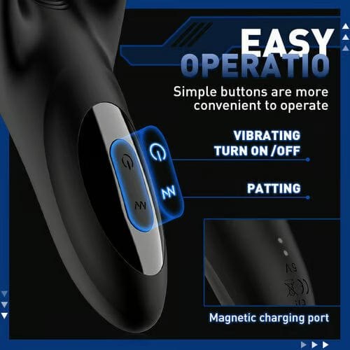 Black vibrating glans trainer stimulator, photo 4