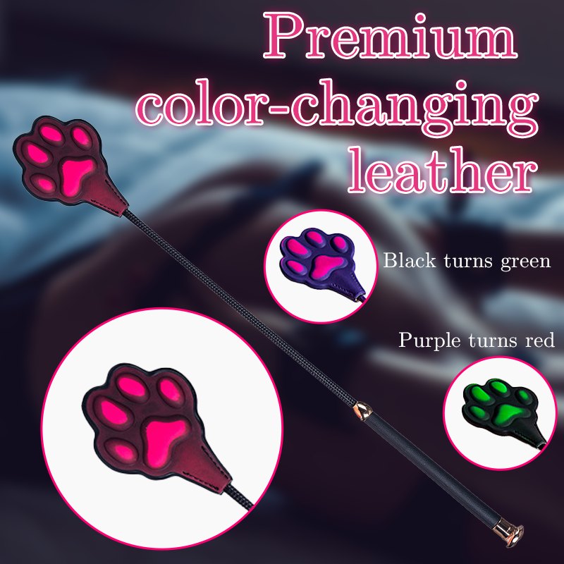 Colour-changing paw shaped spanking paddle, photo 2