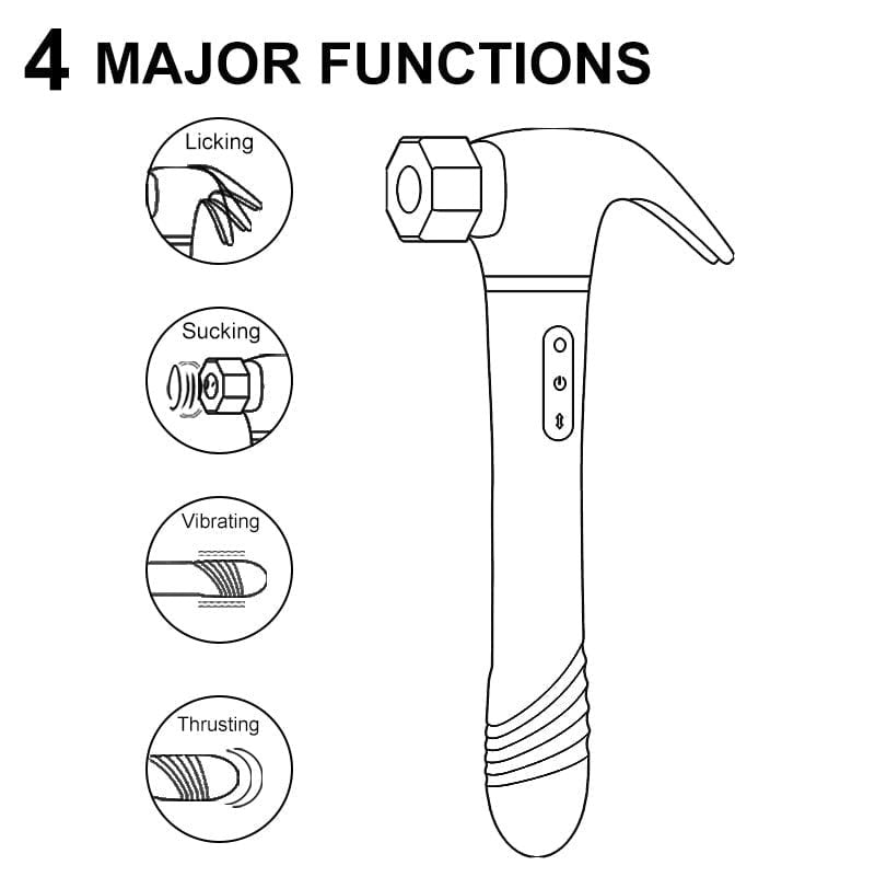 Hammer-shaped suction vibrator, photo 7