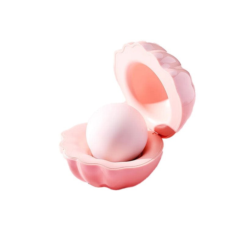 Pink pearl shell suction vibrator, photo 1