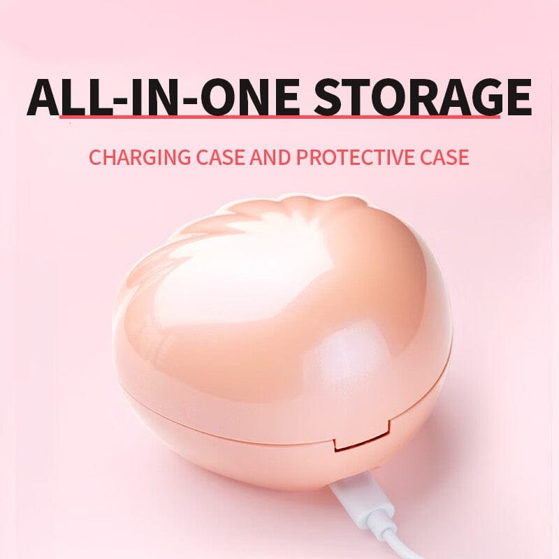Pink pearl shell suction vibrator, photo 4