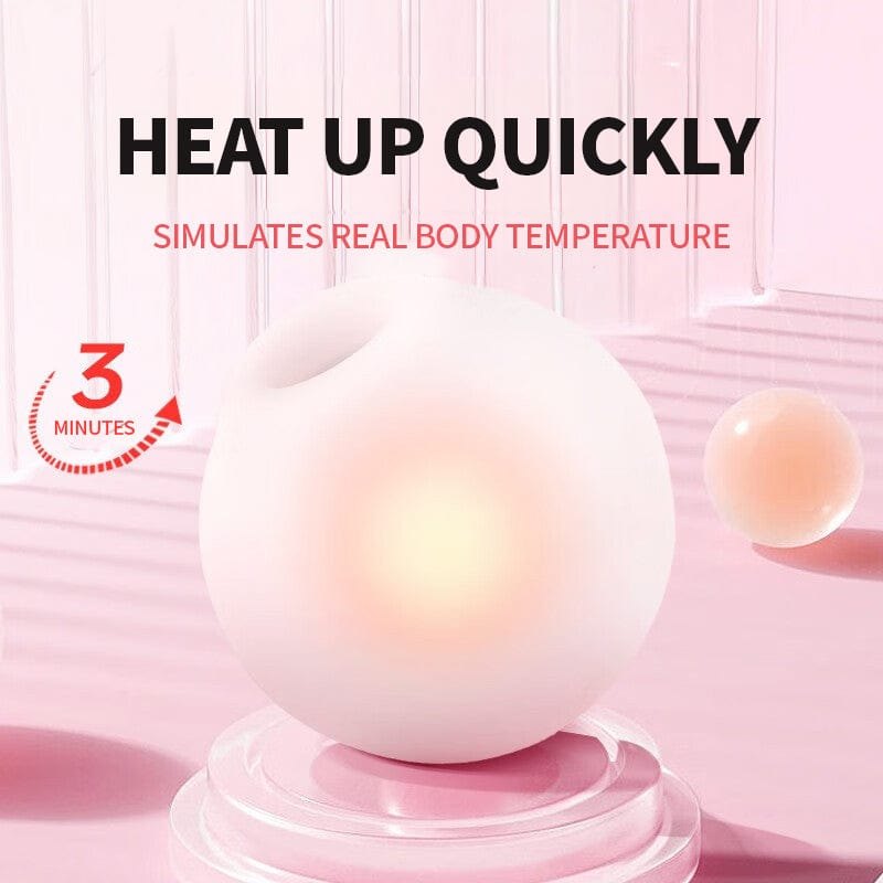 Pink pearl shell suction vibrator, photo 5