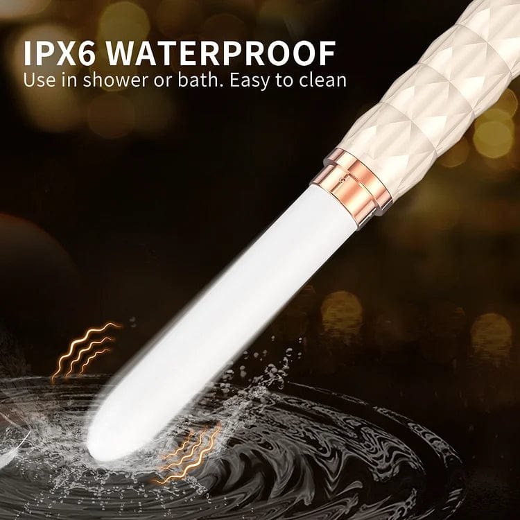 White pen-shaped clitoral and G-spot vibrator, photo 5