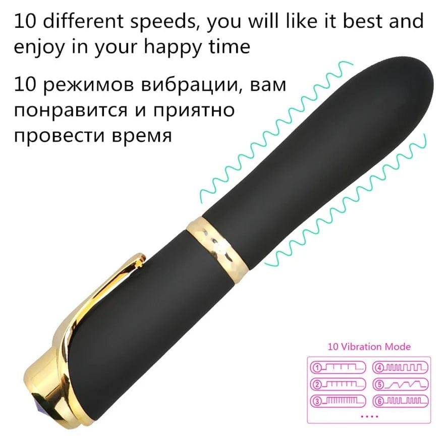 Pen-shaped silicone G-spot vibrator, photo 4