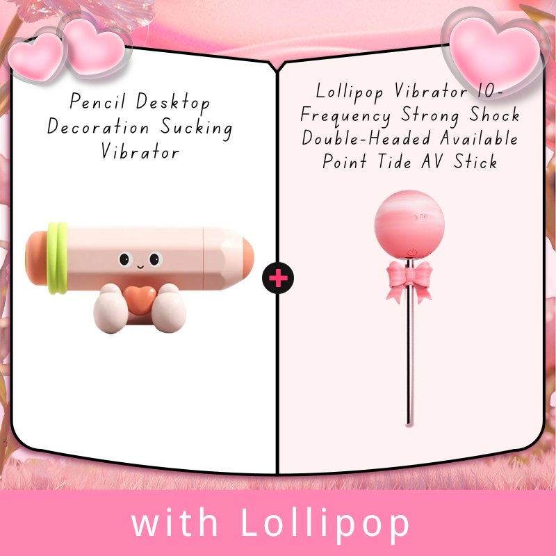 Pink pencil shaped clitoral suction vibrator, photo 10