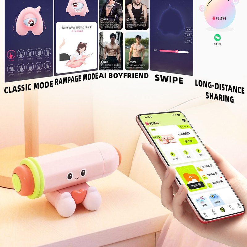 Pink pencil shaped clitoral suction vibrator, photo 3