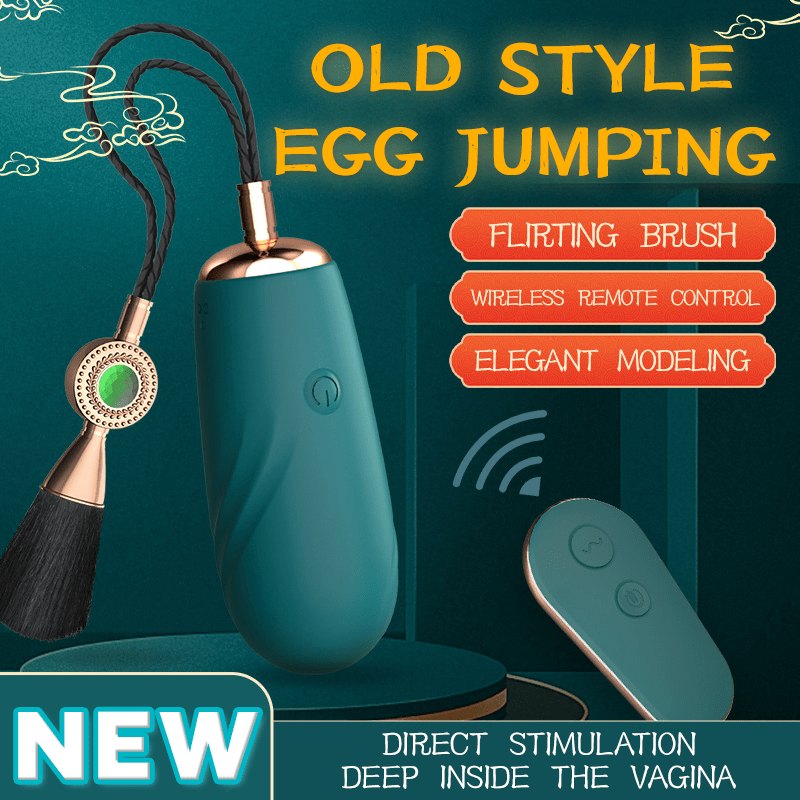 Pendant bullet egg vibrator with wireless remote control and plush tassel, photo 5