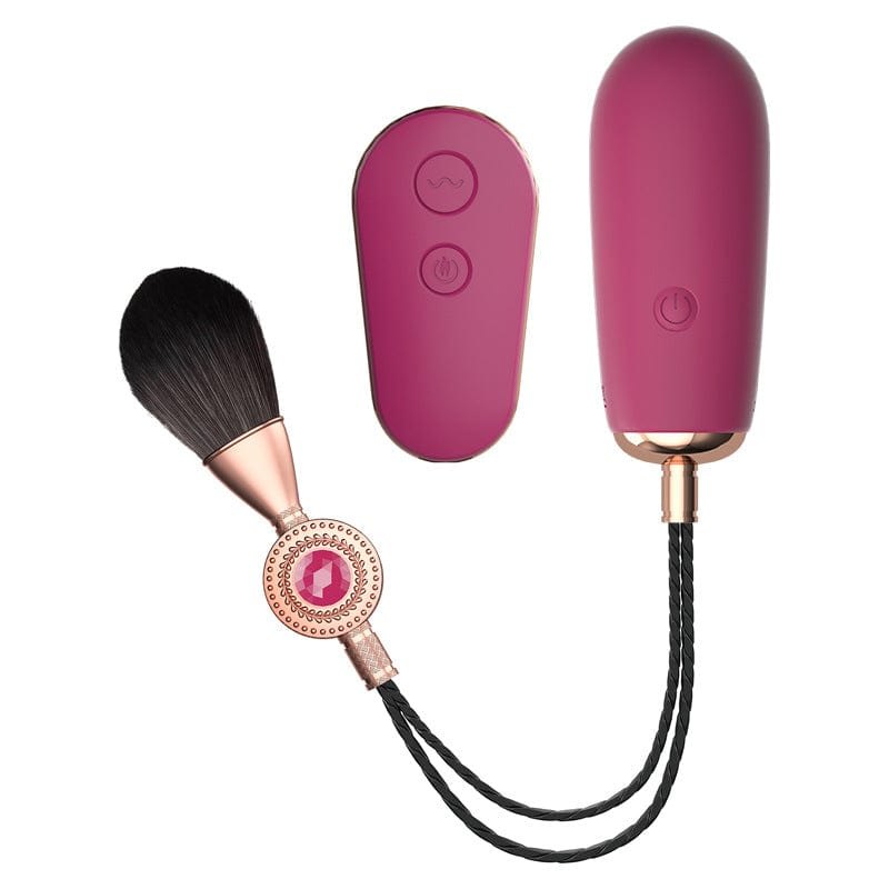 Pendant bullet egg vibrator with wireless remote control and plush tassel, photo 6