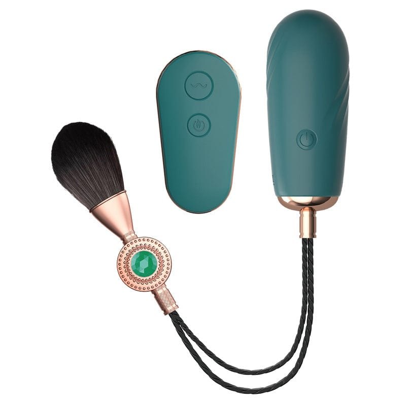 Pendant bullet egg vibrator with wireless remote control and plush tassel, photo 8