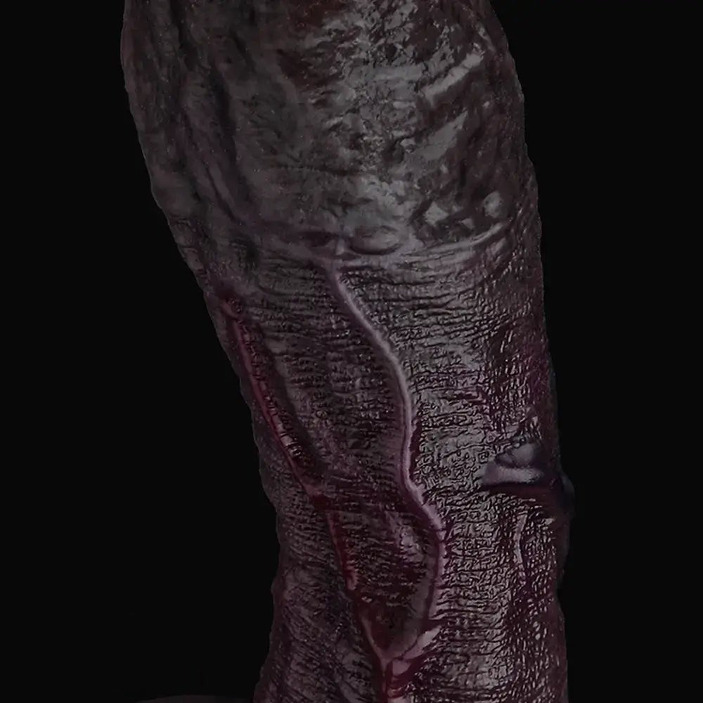 Coffee tone penis sleeve with ring, photo 14