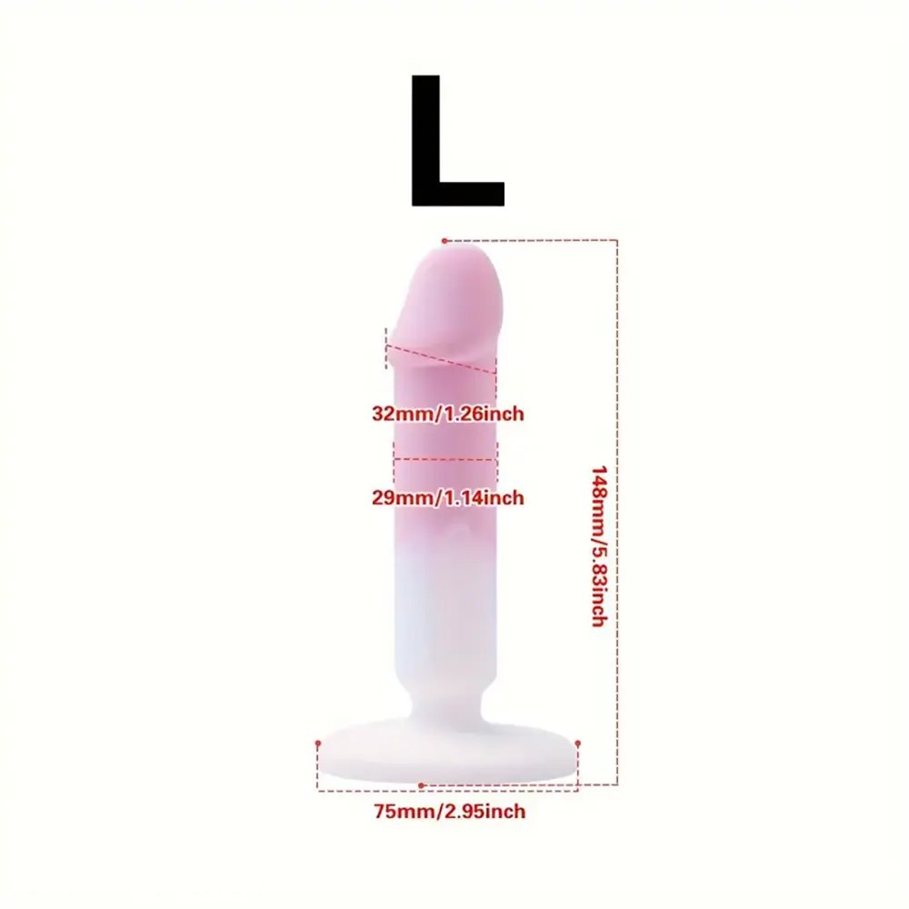 #1 petite pastel silicone beginner dildo