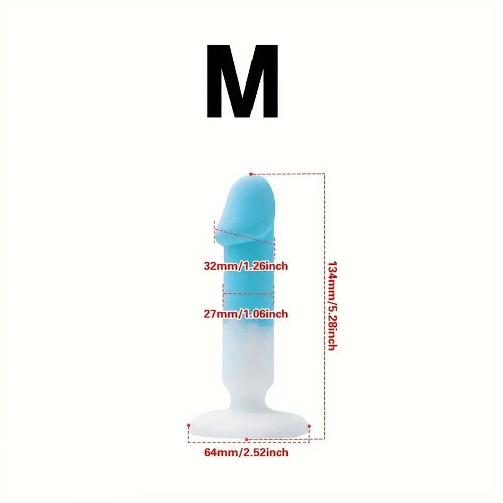 #2 petite pastel silicone beginner dildo